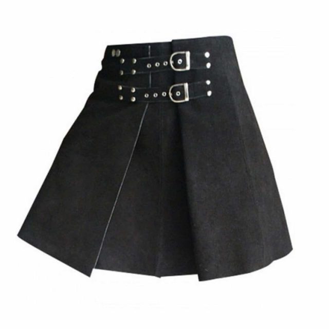 Buy Roman Gladiator Warrior Leather Kilt - Kilts for Men 00107 | Kilt ...