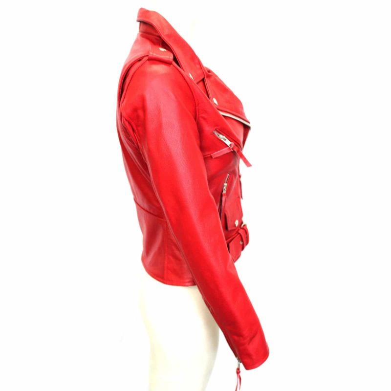 Red Leather Jacket For Women Made To Measure Jacket Kilt And Jacks