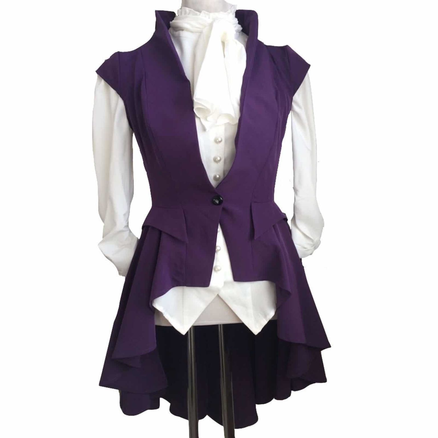 steampunk purple jacket