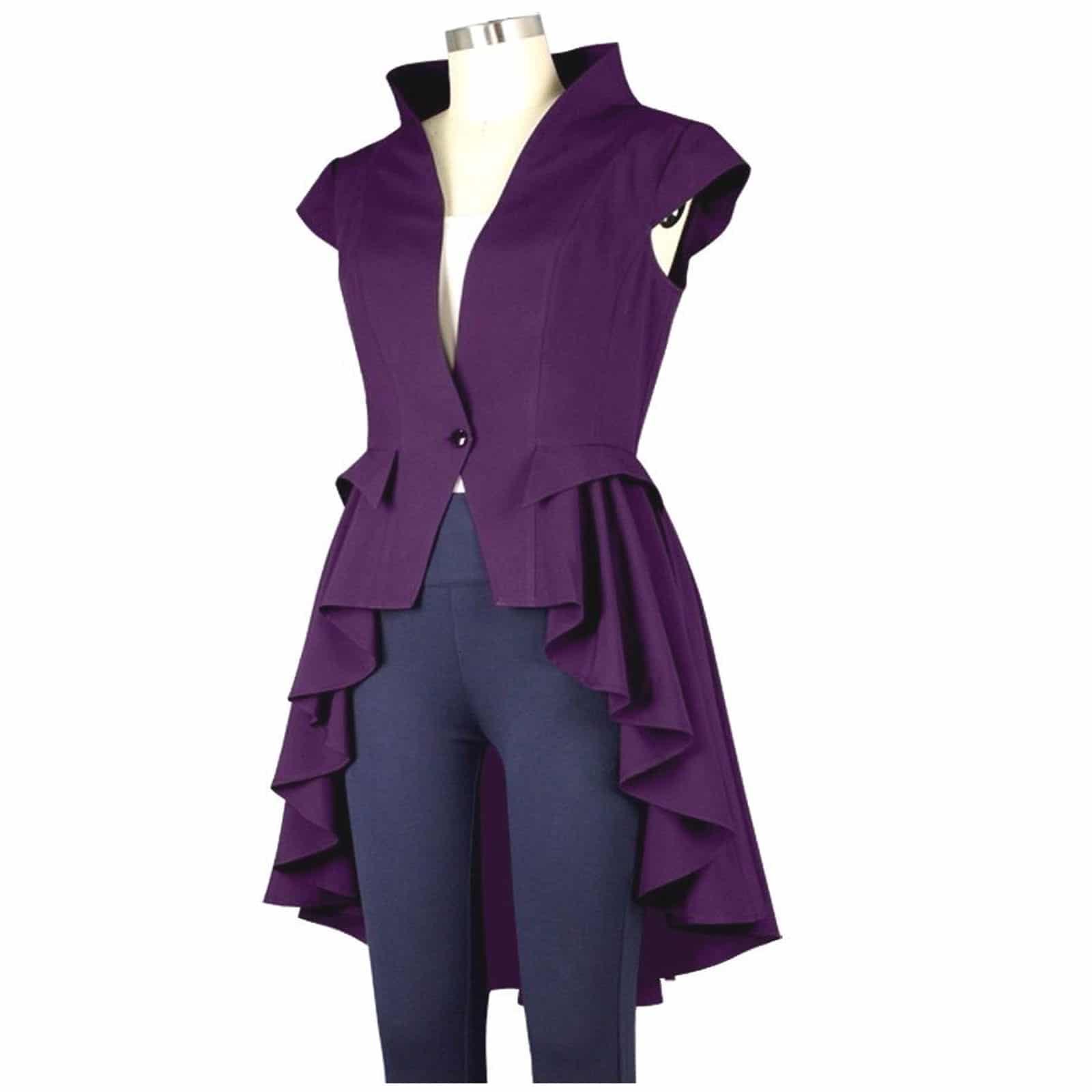 Steampunk 2025 purple jacket