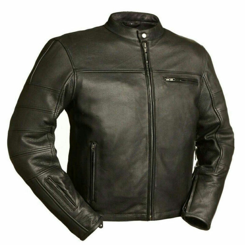 Buy Cafe Racer Leather Jacket - Jackets for Men 0077 | Kilt and Jacks