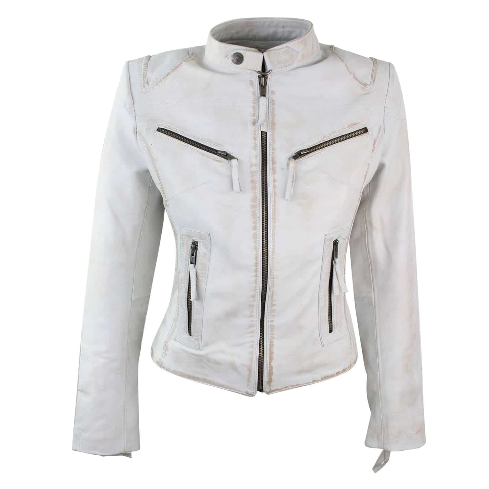 Slim Fit Biker Leather Jacket for Women | Bespoke Jacket | Kilt and Jacks