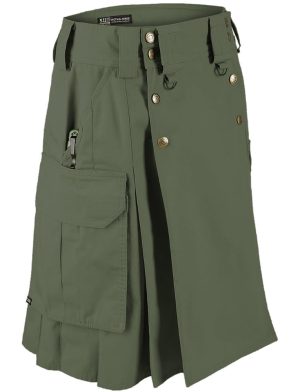 Tactical kilt, Green tactical kilt, Tactical kilt by kilt and Jacks