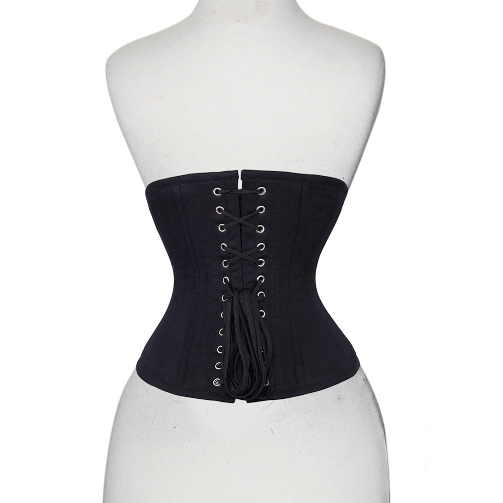 Can you wear an under bust corset under a corset-back dress?