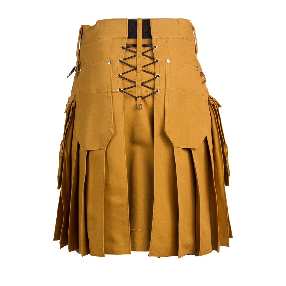 Falda Kilt hombre tela escocesa tartán con bolso extraíble Banned SKM25181