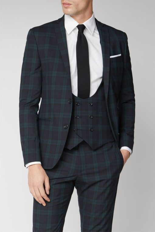 tartan suit jacket