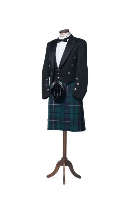 Traje de falda escocesa para hombre con chaqueta Prince Charlie Juego de  falda escocesa de boda disponible en más de 40 clanes de tartán para faldas  escocesas -  España